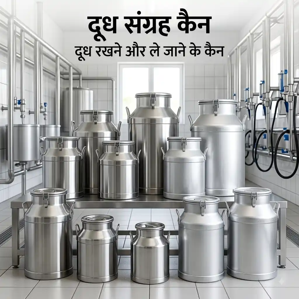 Milk Collection Cans दूध के डिब्बे