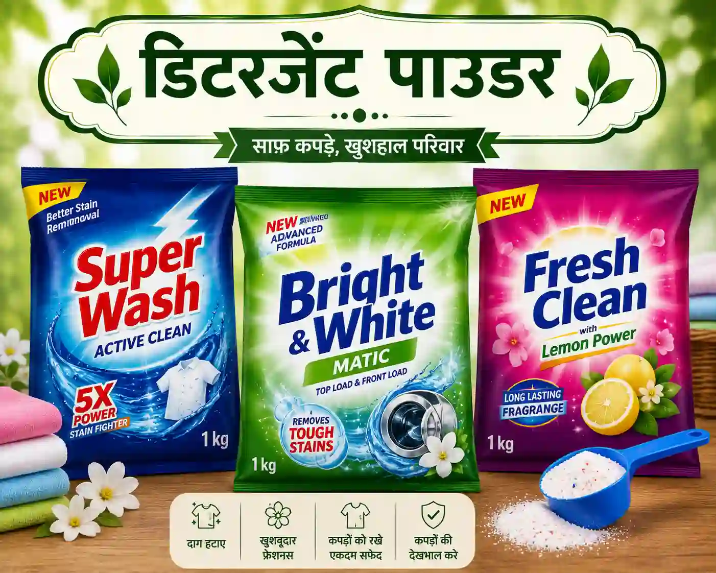 Detergent Powder सर्फ