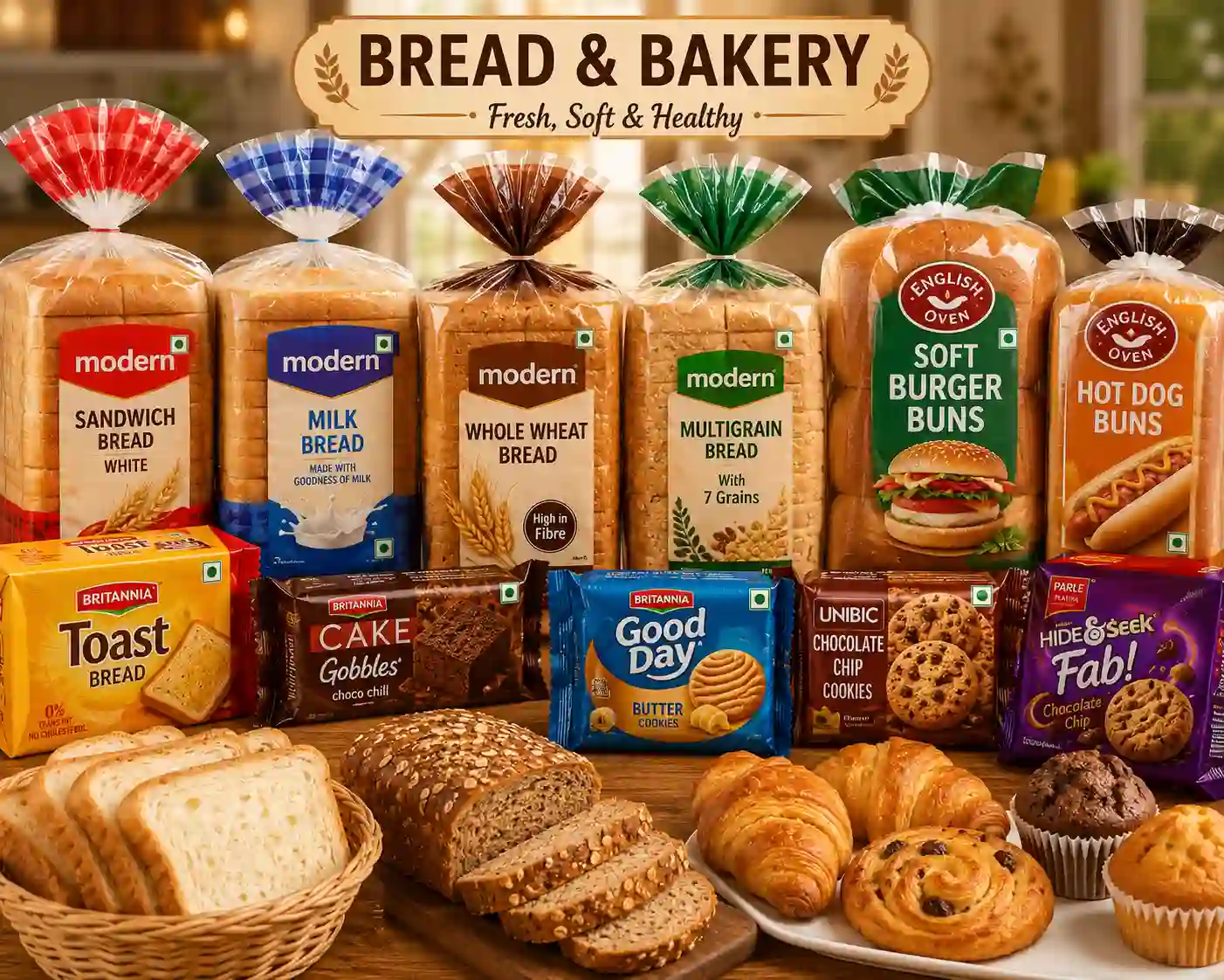 Bread & Bakery ब्रेड और बेकरी