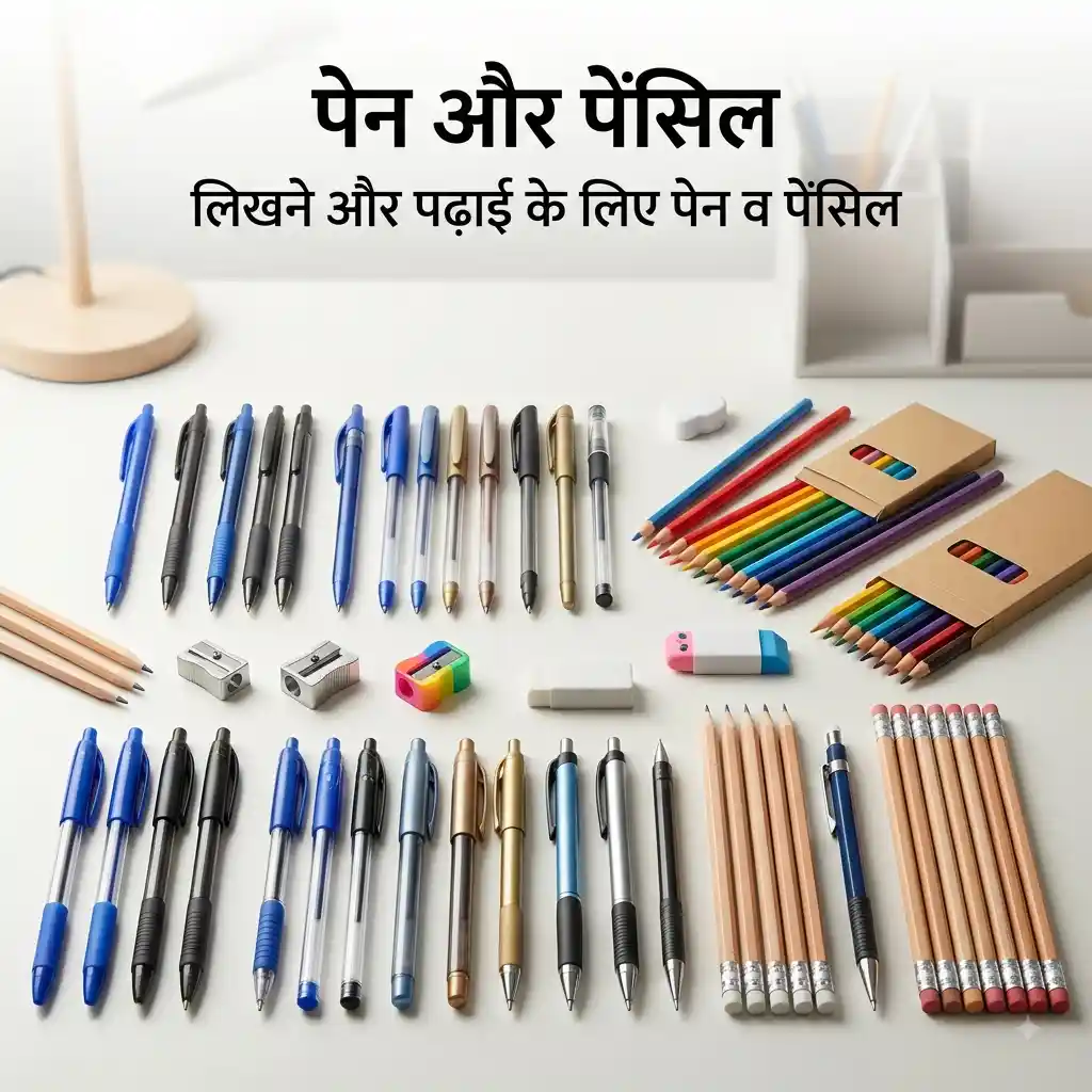 Pens & Pencils पेन और पेंसिल