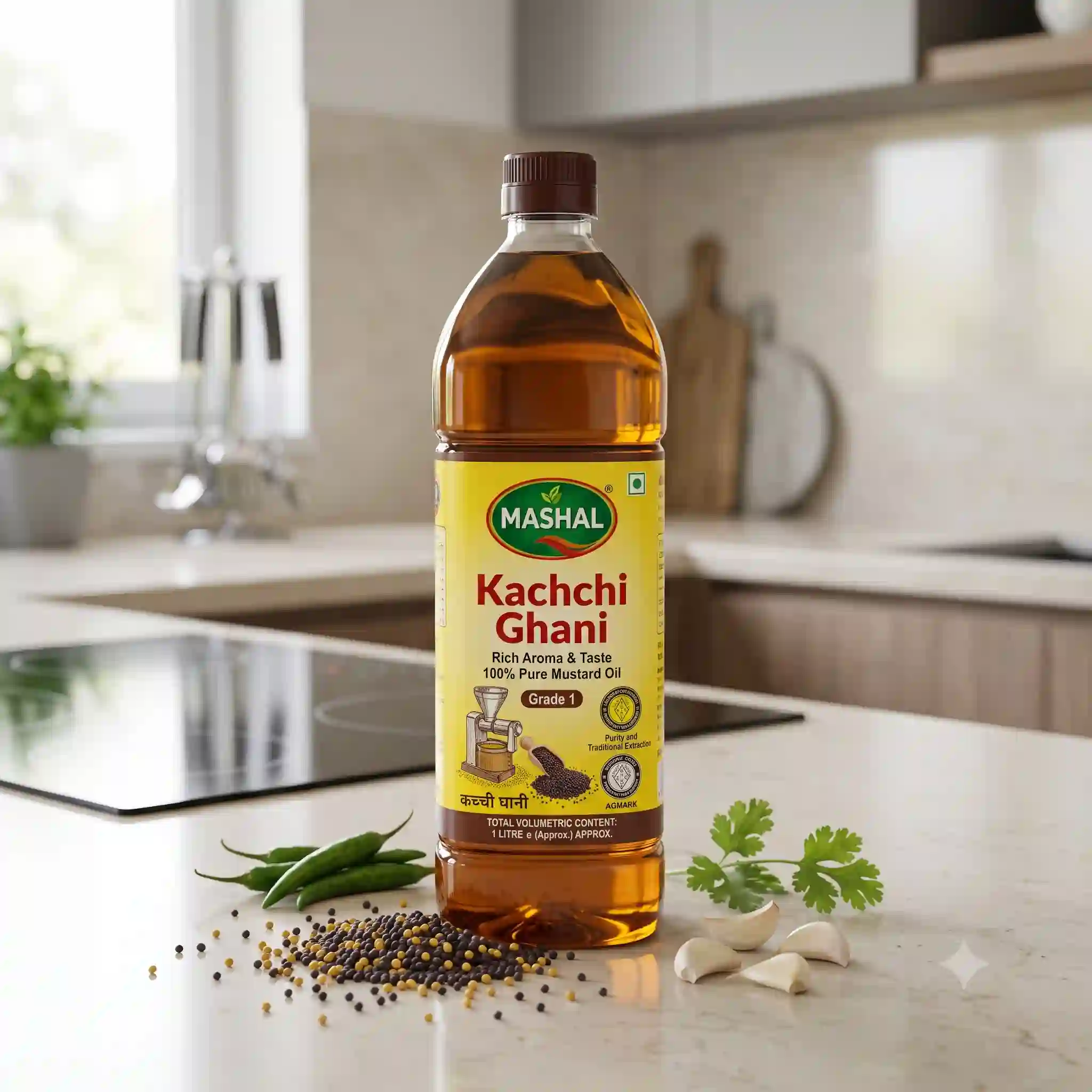 Masal Mustard   मसाल सरसों तेल      1 Litre